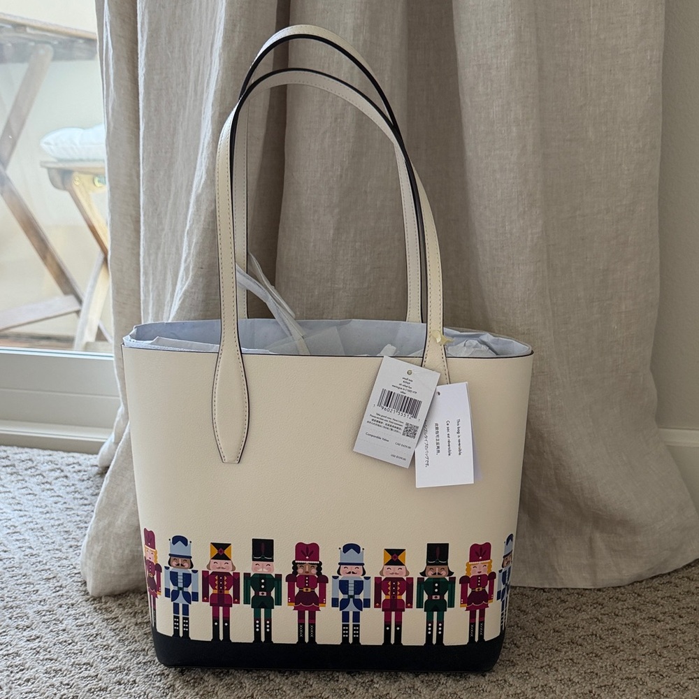 Kate Spade Tote with Nutcracker Design